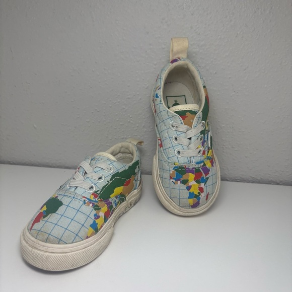 Vans Other - VANS Toddler Sneaker Save Our Planet Globe World Design Size 5 Toddler Unisex
